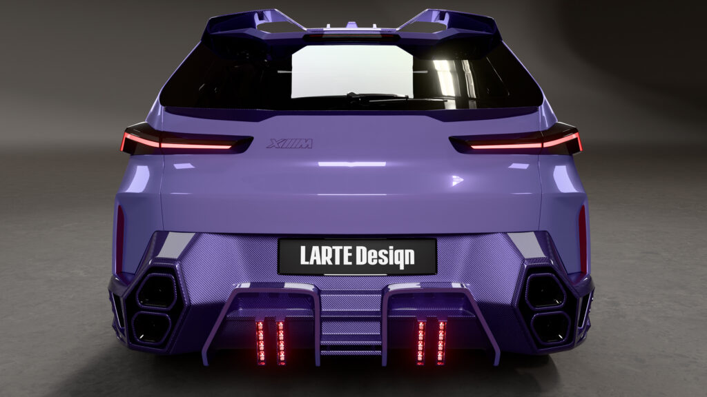 Фіолетовий BMW XM від Larte Design