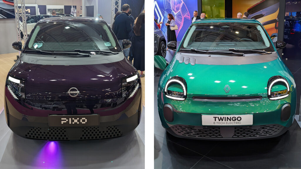 Renault Twingo і Nissan Pixo