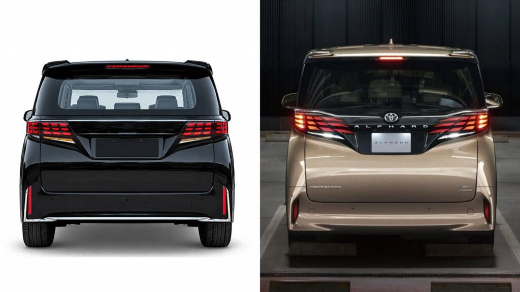 Nora EV Metro поруч із Toyota Alphard