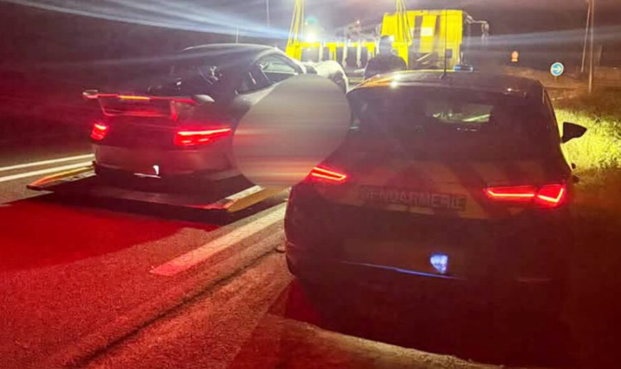Французькі правоохоронці спіймали керманича Porsche 911, який гнав зі швидкістю 194 милі на годину