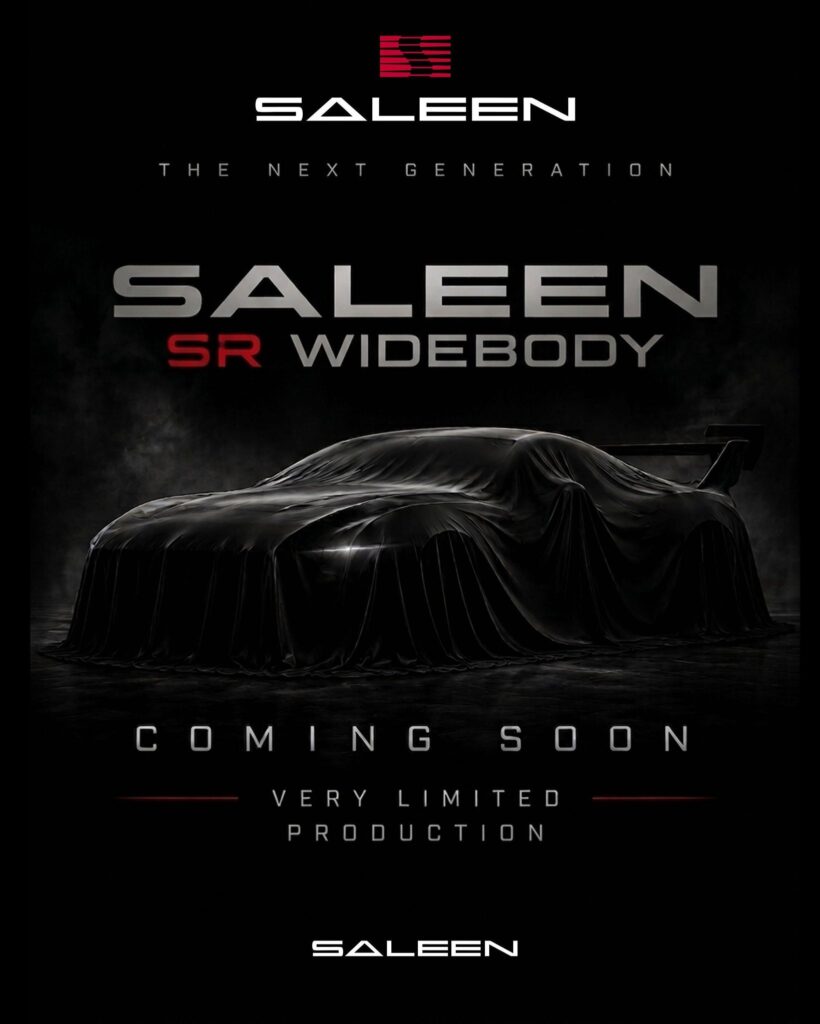 Saleen SR Widebody teaser